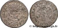FRANCE Sol ou pièce de douze deniers DUCHY OF LORRAINE - LEOPOLD I Nancy 1727 (19mm, 1,01g, 6h) -