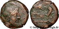 THE REPUBLIC (280 BC to 27 BC) Semis DOMITIA Rome 128 AC. (22,5mm, 11,07g, 6h) -