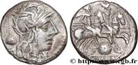 THE REPUBLIC (280 BC to 27 BC) Denier QUINCTIA Rome 126 AC. (17mm, 3,86g, 5h) -