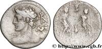 THE REPUBLIC (280 BC to 27 BC) Denier CAESIA Rome 112-111 AC. (20,5mm, 3,51g, 7h) -