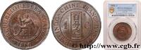FRENCH INDOCHINA 1 Centième FRENCH INDOCHINA Paris 1886 (31mm, 10,00g, 6h) -