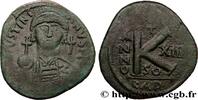 THE EMPIRE FROM ANASTASIUS TO MAURICE TIBERIUS (49 Demi-follis JUSTINIAN I Carthage 539-540 (31mm, 11,91g, 5h) -