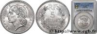 FRANCE 5 francs Lavrillier, aluminium IV REPUBLIC Beaumont-le-Roger 1949 (31mm, 3,5g, 6h) MS66