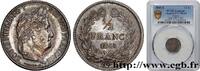 FRANCE 1/2 franc Louis-Philippe LOUIS-PHILIPPE I Rouen 1845 (18mm, 2,49g, 6h) -