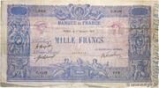 FRANCE 1000 Francs BLEU ET ROSE FRANCE 1000 Francs BLEU ET ROSE 1919 F -