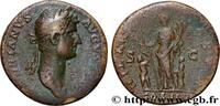 THE ANTONINES (96 AD to 192 AD) Sesterce HADRIAN Rome 128 (31mm, 22,92g, 6h) -