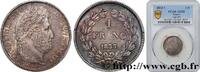 FRANCE 1 franc Louis-Philippe, couronne de chêne LOUIS-PHILIPPE I Nantes 1833 (23mm, 4,99g, 6h) -