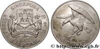 SINGAPORE 10 Dollars Faucon SINGAPORE 1972 (40,11mm, 31,07g, 12h) -