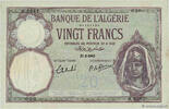 ALGERIA 20 Francs ALGERIA 20 Francs 1942 XF -