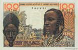WEST AFRICAN STATES 100 Francs WEST AFRICAN STATES 100 Francs 1965 XF -