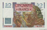 FRANCE 50 Francs LE VERRIER FRANCE 50 Francs LE VERRIER 1951 AU -