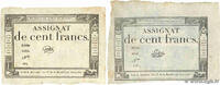FRANCE 100 Francs Lot FRANCE 100 Francs Lot 1796 F - VF -