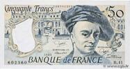 FRANCE 50 Francs QUENTIN DE LA TOUR FRANCE 50 Francs QUENTIN DE LA TOUR 1985 UNC- -