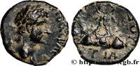 THE ANTONINES (96 AD to 192 AD) Unité HADRIAN Césarée, Cappadoce 126-127 (14mm, 2,62g, 12h) -