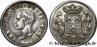 FRANCE 1/2 franc, buste juvénile HENRY V COUNT OF CHAMBORD 1833 (18mm, 2,52g, 6h) -