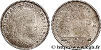 ETHIOPIA 1 Gersh Ménélik II EE1895 ETHIOPIA Paris 1903 (16,5mm, 1,42g, 6h) -