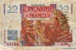 FRANCE 50 Francs LE VERRIER FRANCE 50 Francs LE VERRIER 1947 VG -