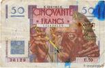 FRANCE 50 Francs LE VERRIER FRANCE 50 Francs LE VERRIER 1947 VG -
