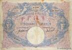 FRANCE 50 Francs BLEU ET ROSE FRANCE 50 Francs BLEU ET ROSE 1916 G -