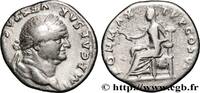 THE FLAVIANS (69 AD to 96 AD) Denier VESPASIAN Rome 75 (17mm, 3,32g, 6h) -