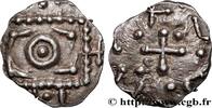 FRANCE Sceat au carré perlé, mule de la Série D, type 8 ENGLAND - ANGLO-SAXONS Frise, Domburg (Pays-Bas) s.m. (12,5mm, 1,25g, h) -