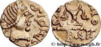 FRANCE Triens au nom de SIGEBERT III MEROVINGIAN COINAGE - BANASSAC (BANNACIACO) - Lozere Banassac (48) s.m. (12,5mm, 1,28g, 6h) -