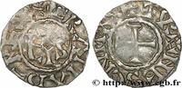 FRANCE Denier CHARLES THE BALD AND COINAGE IN HIS NAME Tours s.m. (18mm, 1,00g, 3h) -