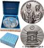 FRANCE Médaille, Visite à Paris de l’empereur Hirohito et JAPON Monnaie de Paris 1971 (67,5mm, 212,50g, 12h) -