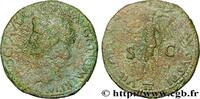 THE JULIO-CLAUDIANS (27 BC to 69 AD) Dupondius NERO Lyon 65 (28,5mm, 11,06g, 6h) -