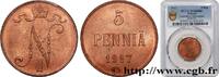 FINLAND 5 Pennia FINLAND 1917 (25mm, 6,41g, 12h) -