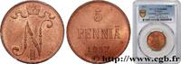 FINLAND 5 Pennia FINLAND 1917 (25mm, 6,41g, 12h) -