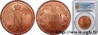 FINLAND 10 Pennia monogramme Tsar Nicolas II FINLAND Helsinki 1917 (30mm, 12,80g, 12h) -