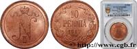 FINLAND 10 Pennia monogramme Tsar Nicolas II FINLAND Helsinki 1917 (30mm, 12,80g, 12h) -