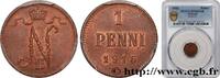 FINLAND 1 Penni Tsar Nicolas II FINLAND 1914 (15mm, 1,28g, 12h) -