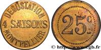 CAFES BRASSERIES AND RESTAURANTS 25 Centimes - Dégustation 4 Saisons CAFES BRASSERIES AND RESTAURANTS Montpellier n.d. (24mm, 3,20g, 12h) -