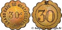 CAFES BRASSERIES AND RESTAURANTS 30 Centimes - Grand café de Montpellier CAFES BRASSERIES AND RESTAURANTS Montpellier n.d. (25mm, 3,31g, 12h) -