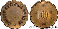 NECESSITY (EMERGENCY COINS AND JETONS OR TOKENS OF 10 Centimes - Chaptal Frères NECESSITY (EMERGENCY COINS AND JETONS OR TOKENS OF ) MISCELLANEOUS TOPICS Montpellier n.d. (24mm, 2,84g, 12h) -
