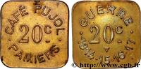 CAFES BRASSERIES AND RESTAURANTS 20 Centimes - Café Pujol CAFES BRASSERIES AND RESTAURANTS Pamiers n.d. (22mm, 4,21g, 12h) -