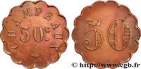 CAFES BRASSERIES AND RESTAURANTS 50 Centimes - Champeaux (café des arcades) CAFES BRASSERIES AND RESTAURANTS Paris n.d. (25mm, 3,68g, 6h) -