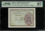 ALGERIA 20 Francs ALGERIA 20 Francs 1945 UNC -