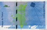FRANCE 50 Francs SAINT-EXUPÉRY Fauté FRANCE 50 Francs SAINT-EXUPÉRY Fauté 1992 UNC -