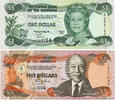 BAHAMAS 1 et 5 Dollars Lot BAHAMAS 1 et 5 Dollars Lot 2001 UNC -