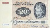 DENMARK 20 Kroner DENMARK 20 Kroner 1988 VF+ -