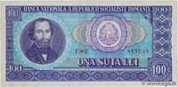 ROMANIA 100 Lei ROMANIA 100 Lei 1966 AU+ -