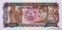 MOZAMBIQUE 5000 Meticais MOZAMBIQUE 5000 Meticais 1988 UNC -