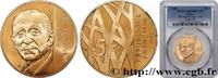 FRANCE Belle Épreuve Or 5 francs - Mendès-France COMMEMORATIVE COINS MONNAIE DE PARIS 1992 (28,85mm, 13,98g, 6h) -