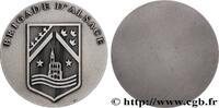 FRANCE Médaille, Brigade d’Alsace ARMÉES n.d. (73mm, 192,85g, 12h) -