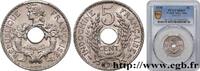 FRENCH INDOCHINA 5 Centièmes FRENCH INDOCHINA Paris 1930 (24mm, 5g, 6h) -