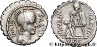 THE REPUBLIC (280 BC to 27 BC) Denier serratus AQUILLIA Rome 71 AC. (19,5mm, 3,85g, 5h) -