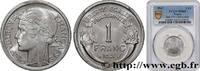 FRANCE 1 franc Morlon, lourde III REPUBLIC Paris 1941 (23mm, 1,59g, 6h) -